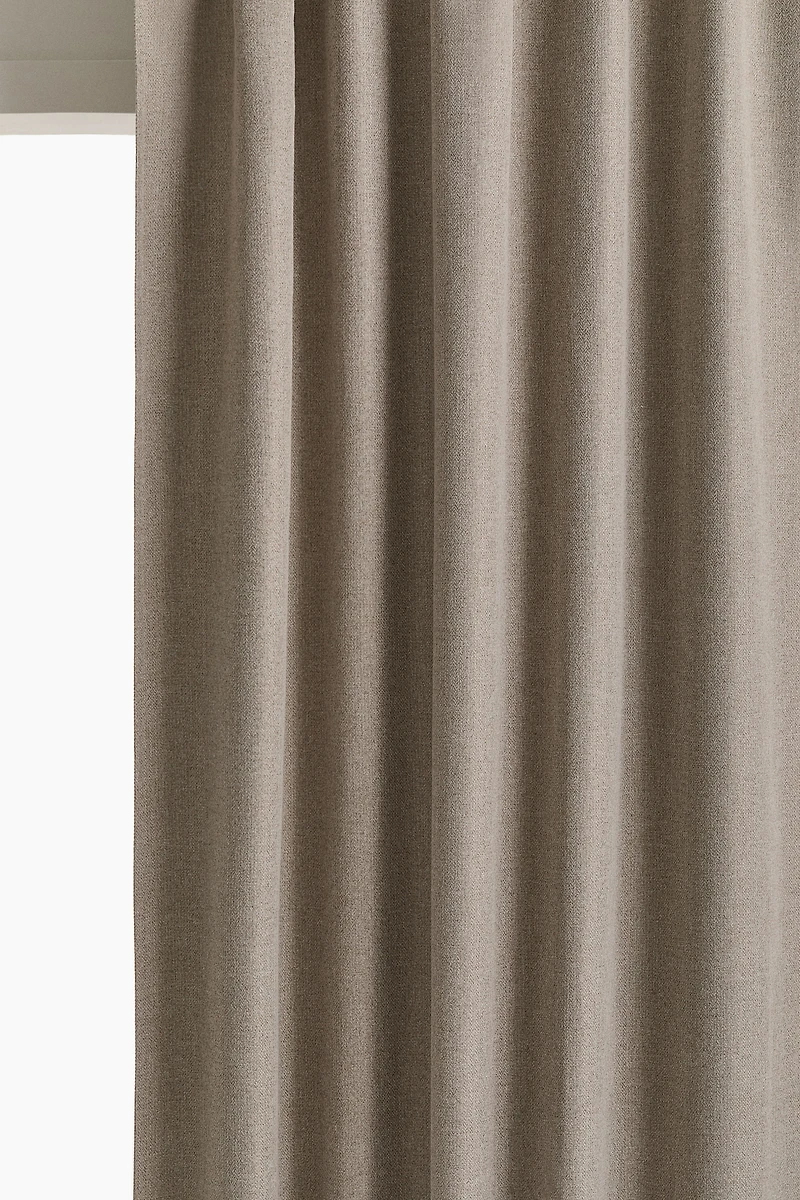 2-Pack Blackout Herringbone Curtain Panels