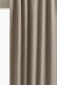 2-Pack Blackout Herringbone Curtain Panels