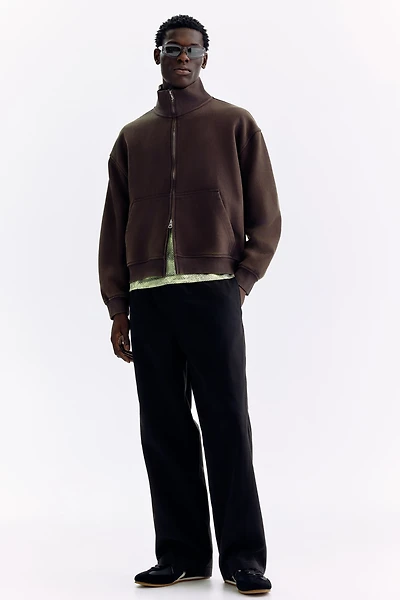 Veste de survêtement carré décontracté