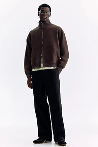 Veste de survêtement carré décontracté