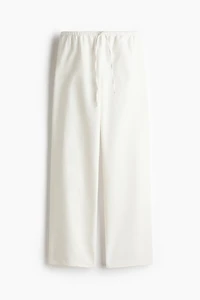 Denim Drawstring Pants