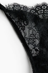 2-Pack Lace Thong Briefs