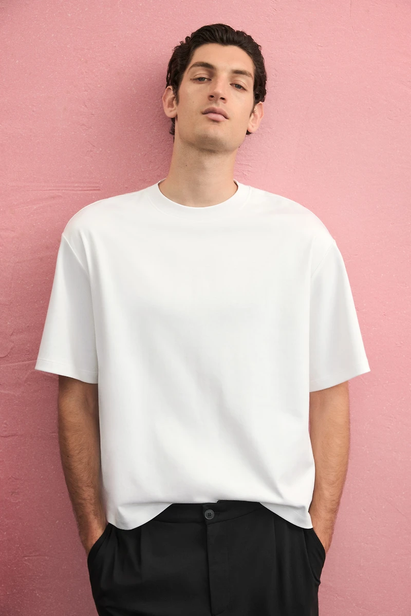 T-shirt carré ample