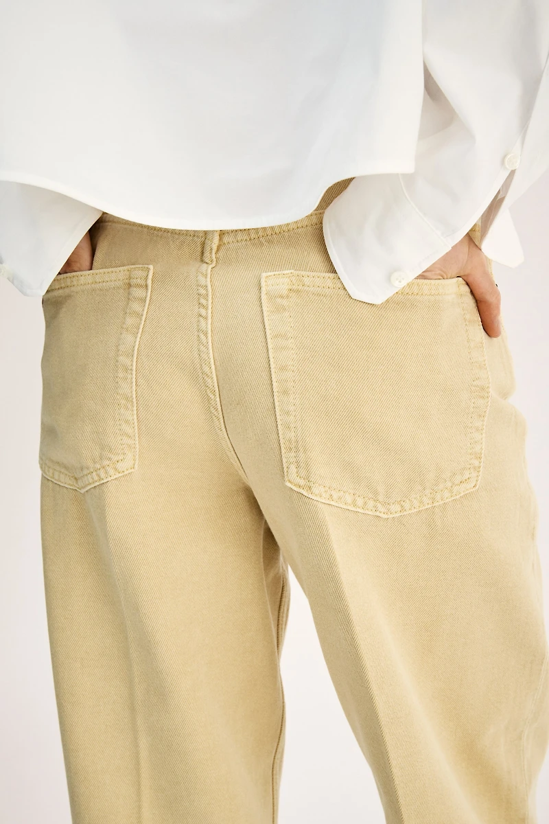 Barrel High Ankle Jeans