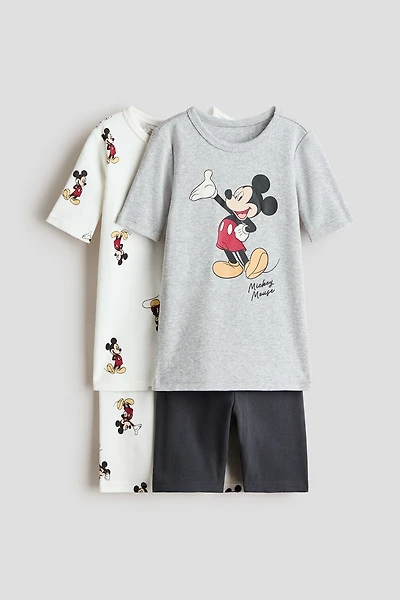 Lot de 2 pyjamas confortables en coton