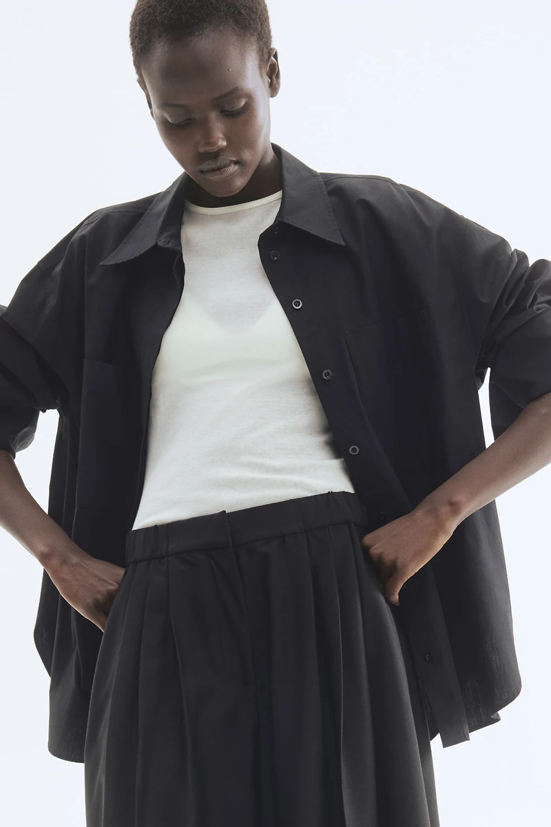 Pleat-Front Culottes
