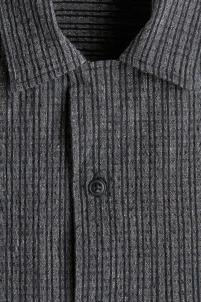 Regular-Fit Linen-Blend Resort Shirt