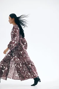 Oversized Tie-Belt Dress