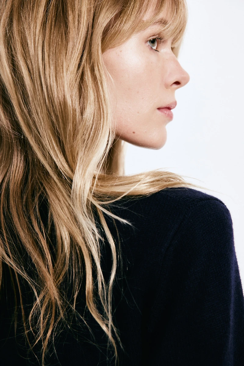 Button-Detail Cardigan