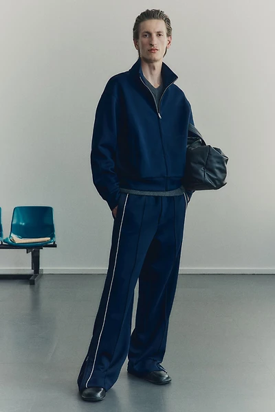 Loose-Fit Scuba Track Jacket