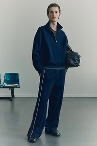 Loose-Fit Scuba Track Jacket