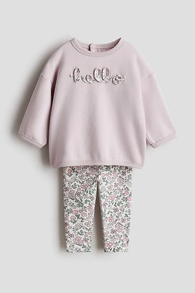 2-Piece Top and Leggings Set