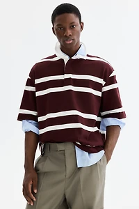 Loose-Fit Cotton Rugby Shirt