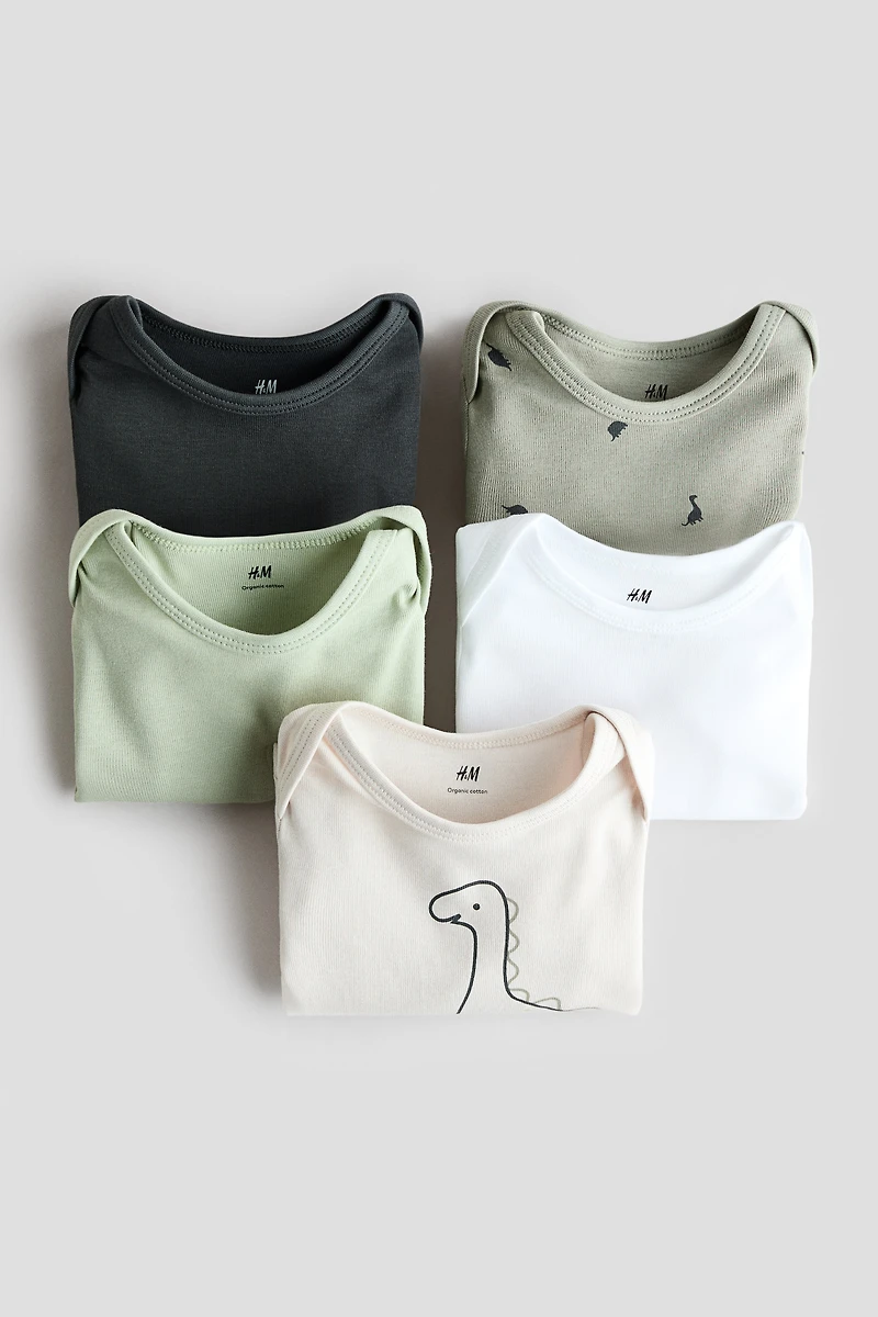 5-pack Long-sleeved Bodysuits