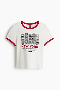T-shirt ajusté en coton