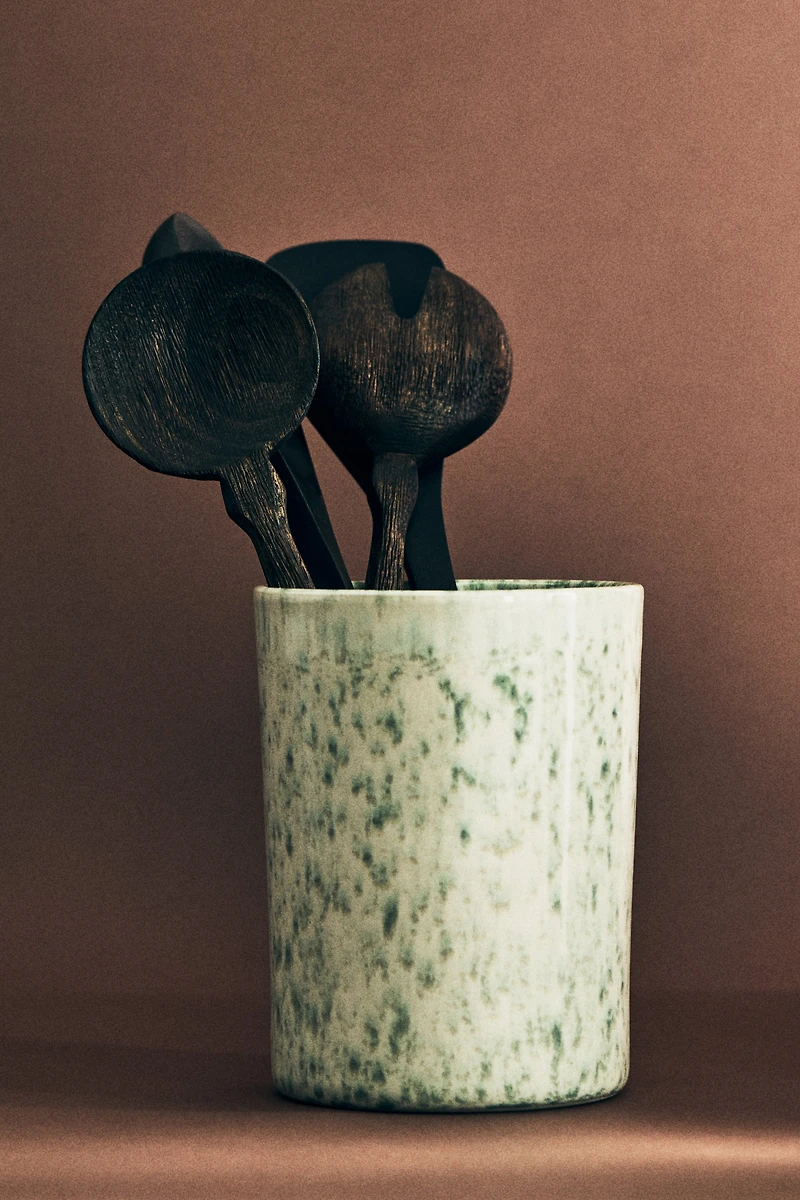 Porte-ustensiles en grès cérame