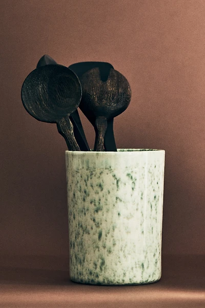 Porte-ustensiles en grès cérame