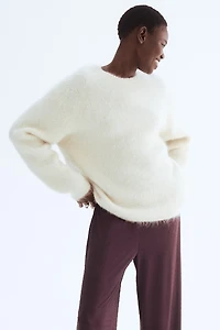 Rhinestone-Embellished Jersey Pants