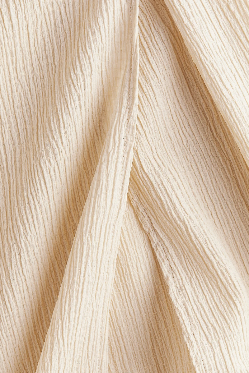 Wide Wrap-Detail Pants