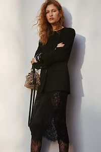 Jupe crayon en dentelle