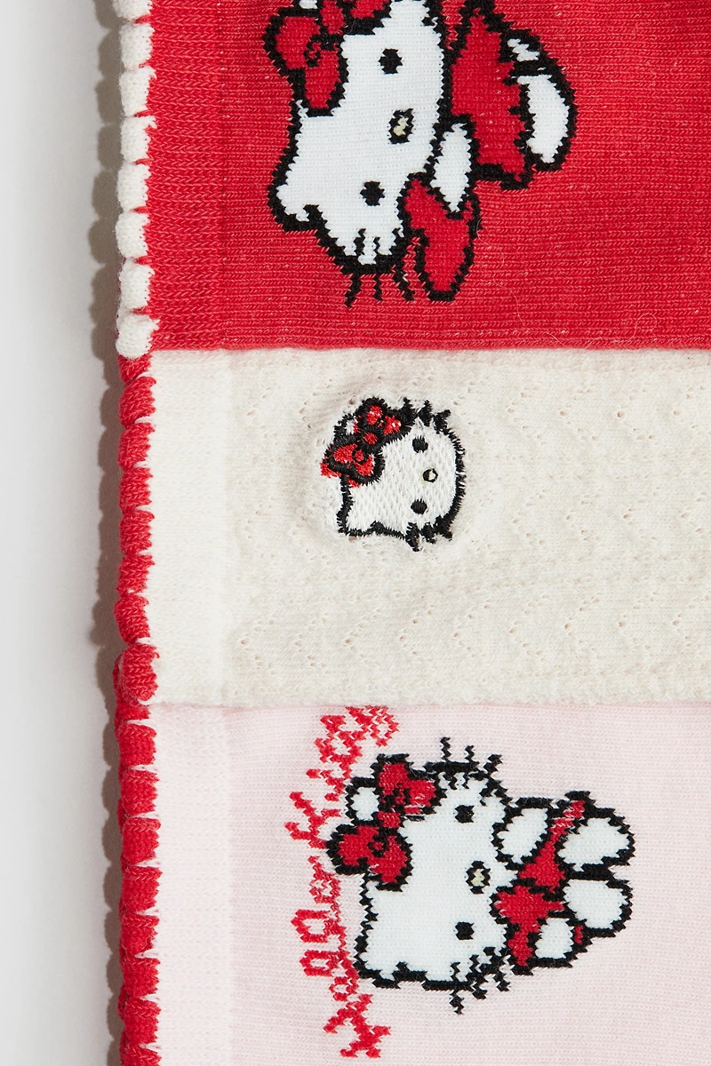 5-Pack Motif-Detail Socks