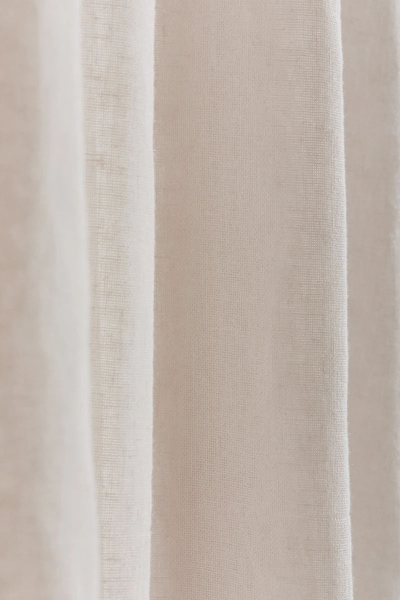 1-pack Wide Linen-Blend Curtain Panel