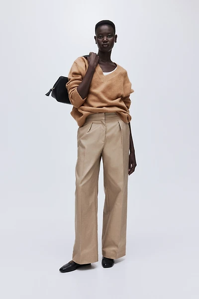 Chandail ample à encolure en V