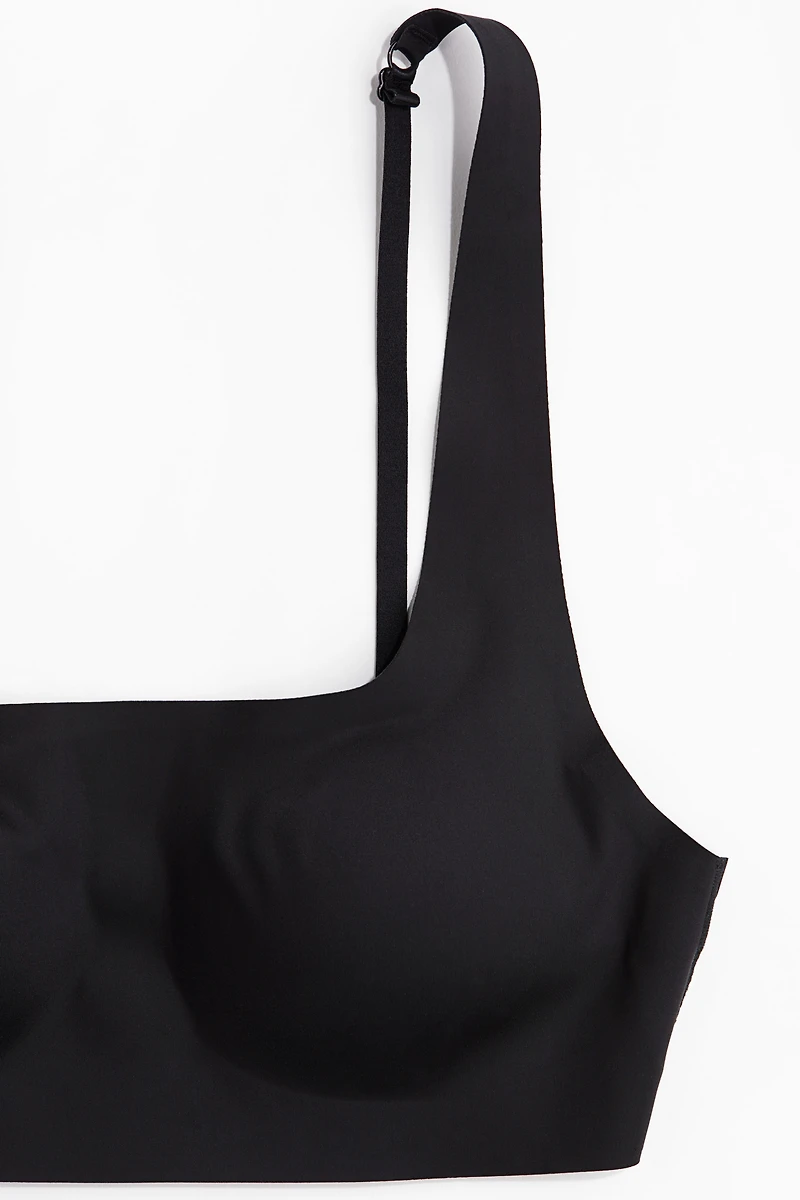 Padded Soft-Cup Microfiber Bra