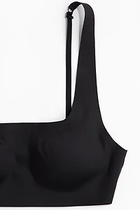 Padded Soft-Cup Microfiber Bra