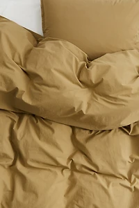 Washed Cotton Twin Duvet Cover Set