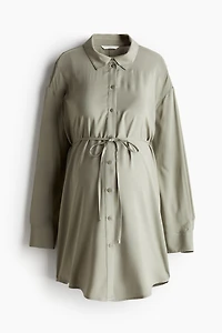 MAMA Before & After Tie-belt Shirt
