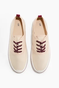Cotton Canvas Sneakers