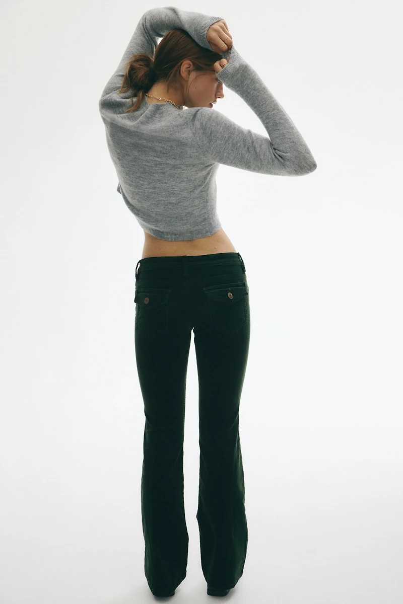 Flared Corduroy Pants