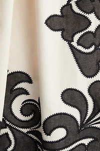 Embroidered Shift Dress