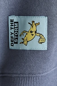 Printed Brushed-Inside Sweatshirt