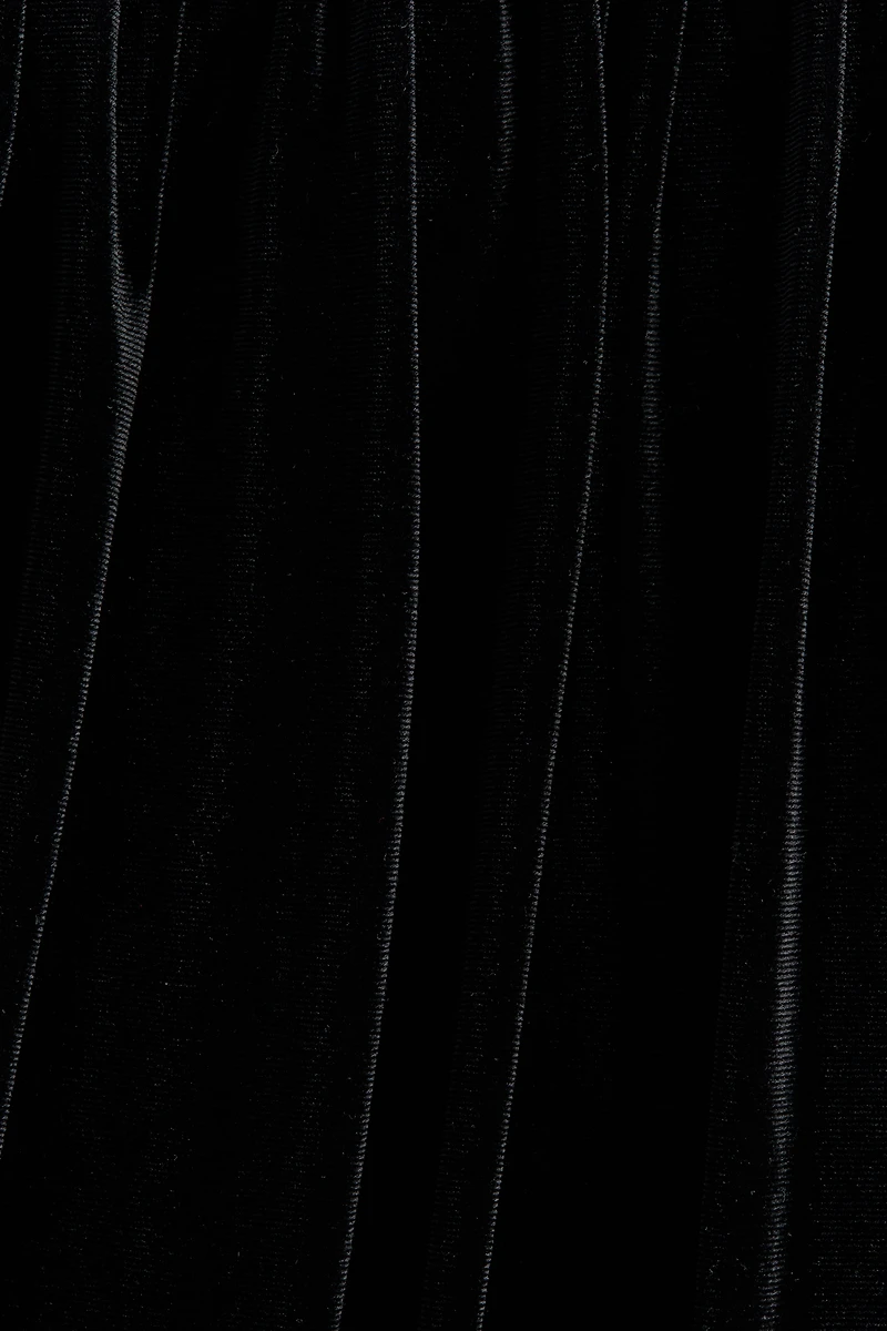 Velvet Dress with Collar