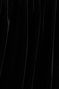 Velvet Dress with Collar