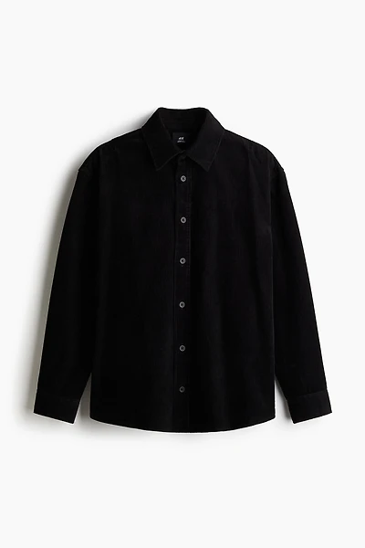 Loose Fit Corduroy Shirt