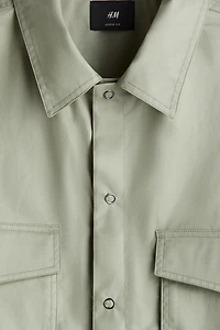 Loose-Fit Short-Sleeved Utility Shirt