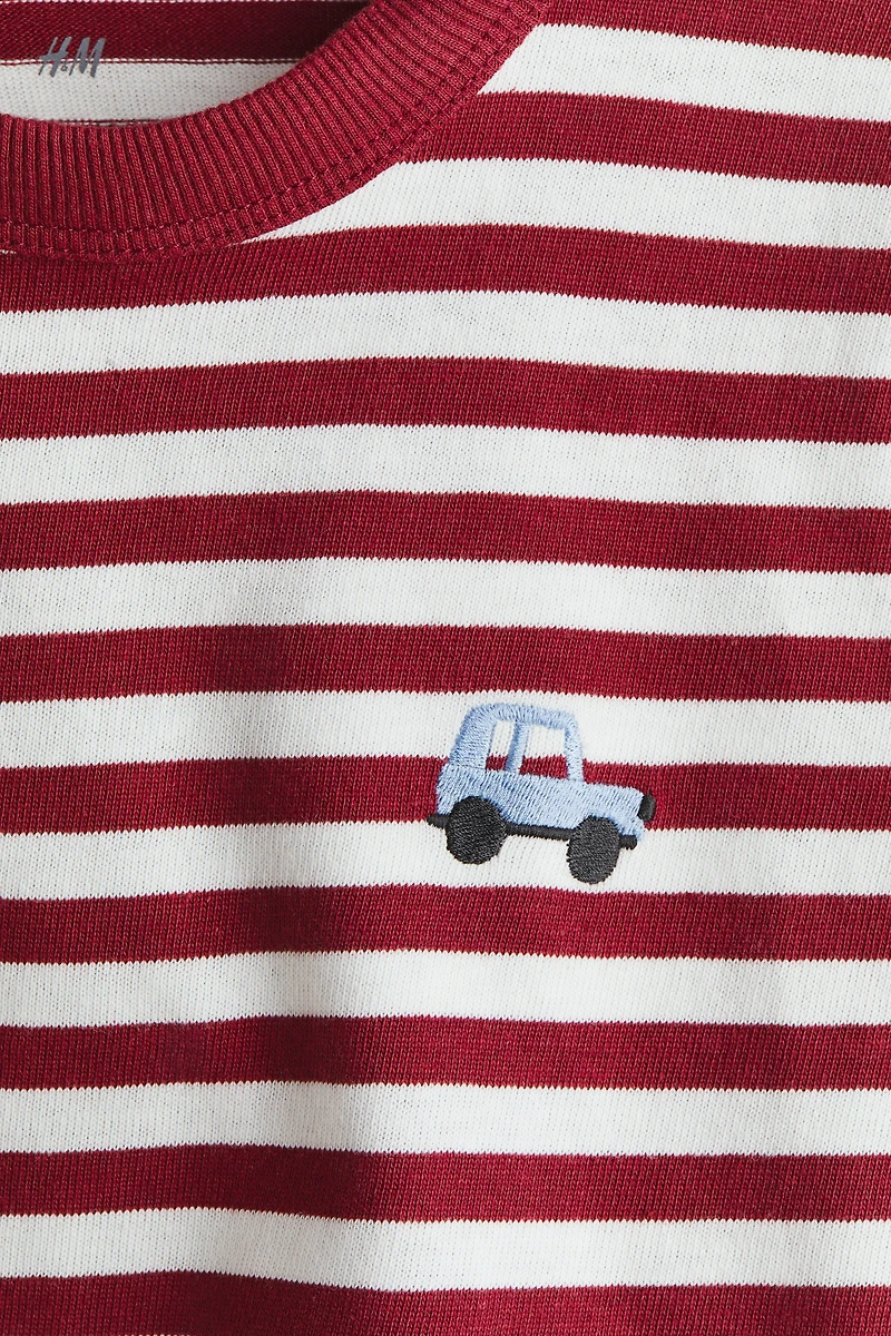 Embroidered-Detail T-Shirt