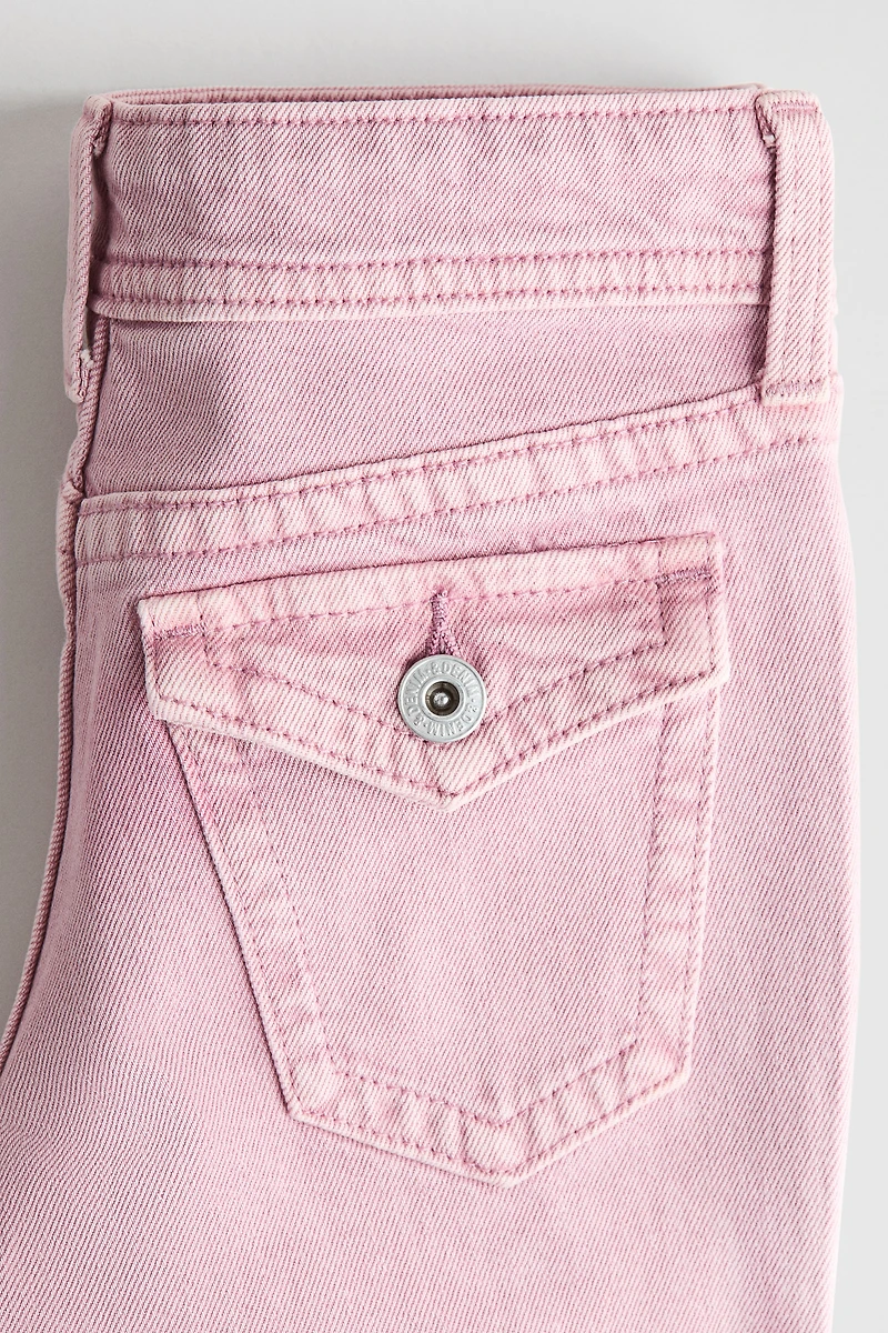 Flared Leg Low Jeans