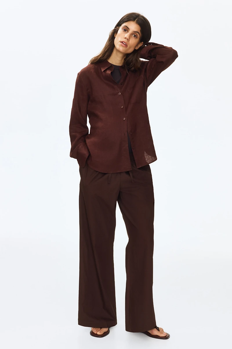 MAMA Cotton Drawstring Pants