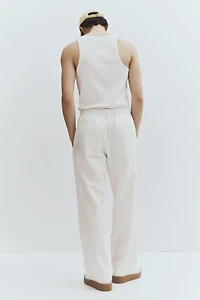 Relaxed-Fit Linen Pants