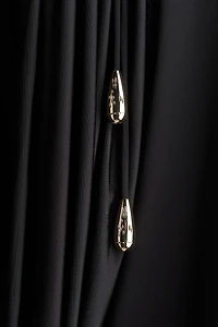 Cowl-Neck Jersey Top
