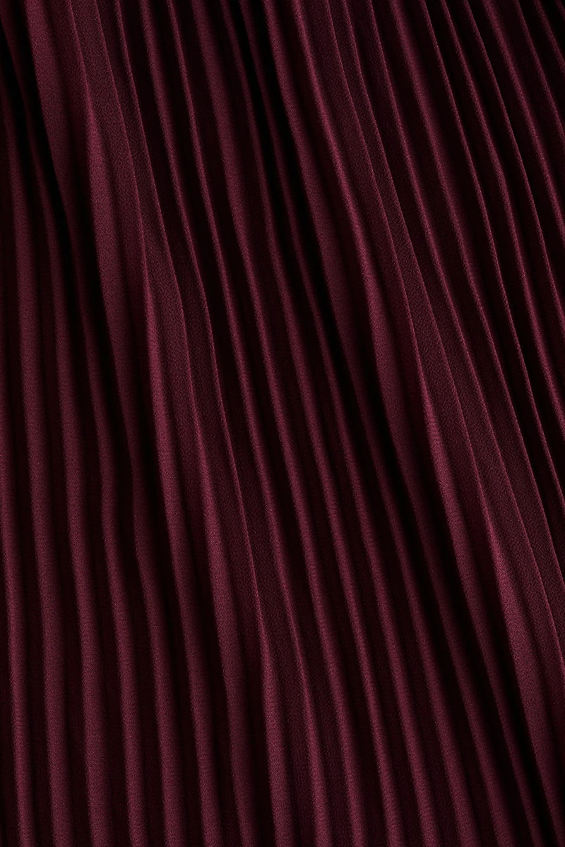 Jupe en mousseline plissée