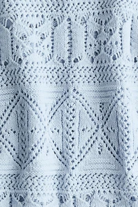 Crochet-Look Sweater