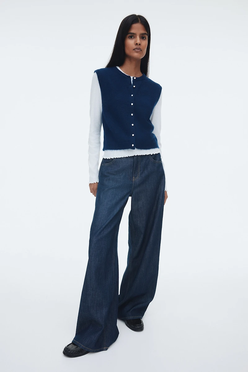 Gilet sans manches en tricot