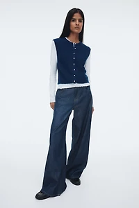 Gilet sans manches en tricot