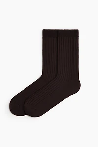 Lot de 2 paires chaussettes en viscose mélangée
