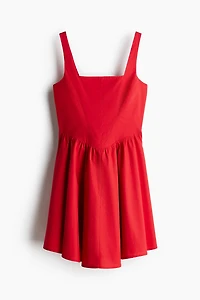 Dress with Flared Skirt